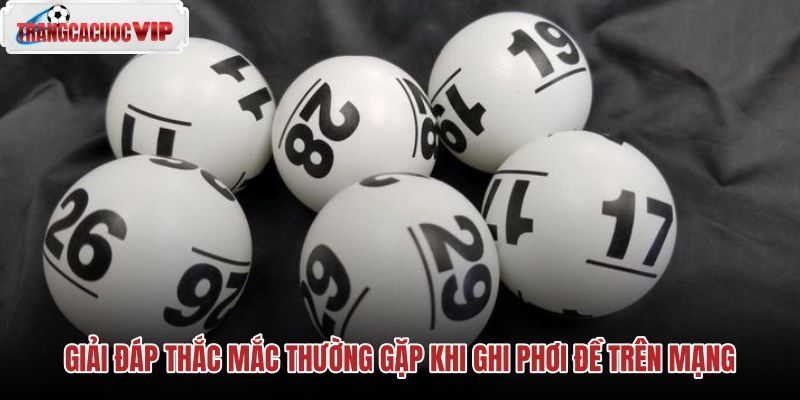 giai dap thac mac thuong gap khi ghi phoi de tren mang giai dap thac mac thuong gap khi ghi phoi de tren mang
