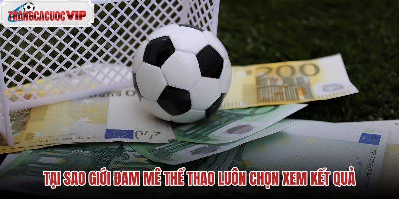 tai sao gioi dam me the thao luon chon xem ket qua