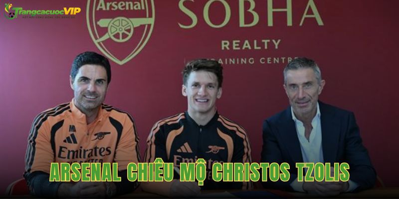 Arsenal Chiêu Mộ Christos Tzolis Với Hợp Đồng Dài Hạn