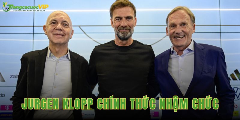 Jürgen Klopp Chính Thức Nhậm Chức HLV Tuyển Đức